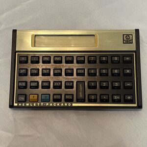 Vtg 80s Hewlett Packard HP 12C Business Financial Calculator Working